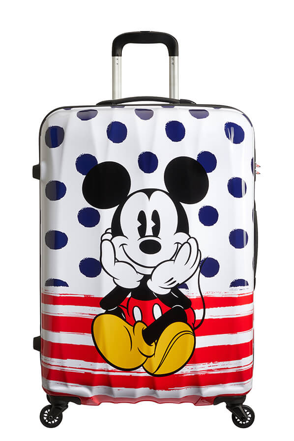 Spinner 75cm Mickey Blue Dots - AMERICAN TOURISTER
