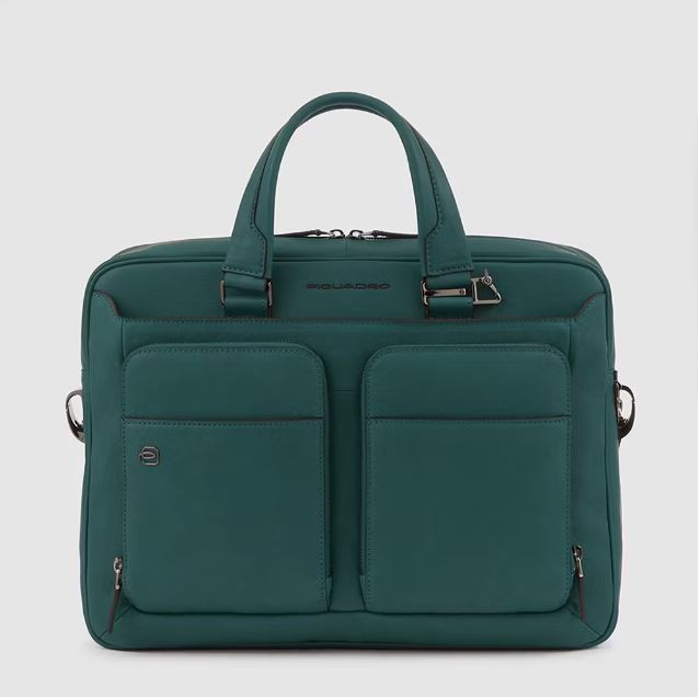 Briefcase 15" Verde - PIQUADRO