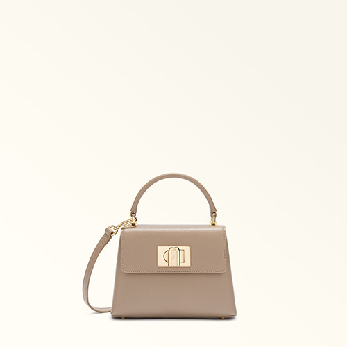 Mini Top Handle 1927 Stucco Grey - FURLA