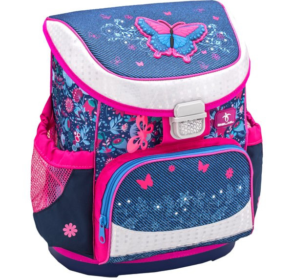 School Backpack Butterfly Jeans - BELMIL