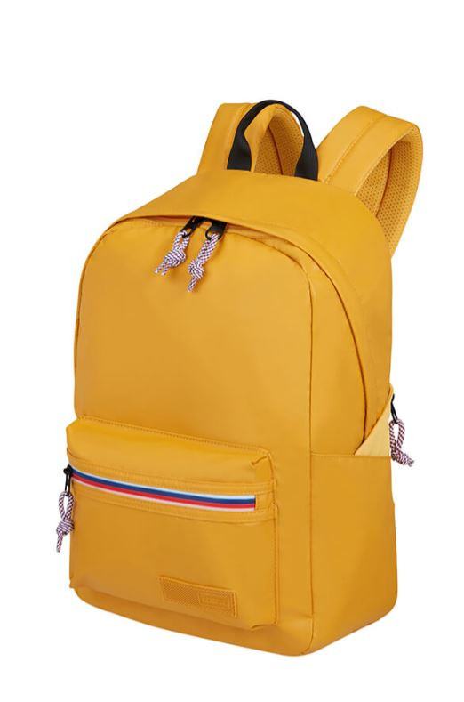 Mustard yellow backpack online purse