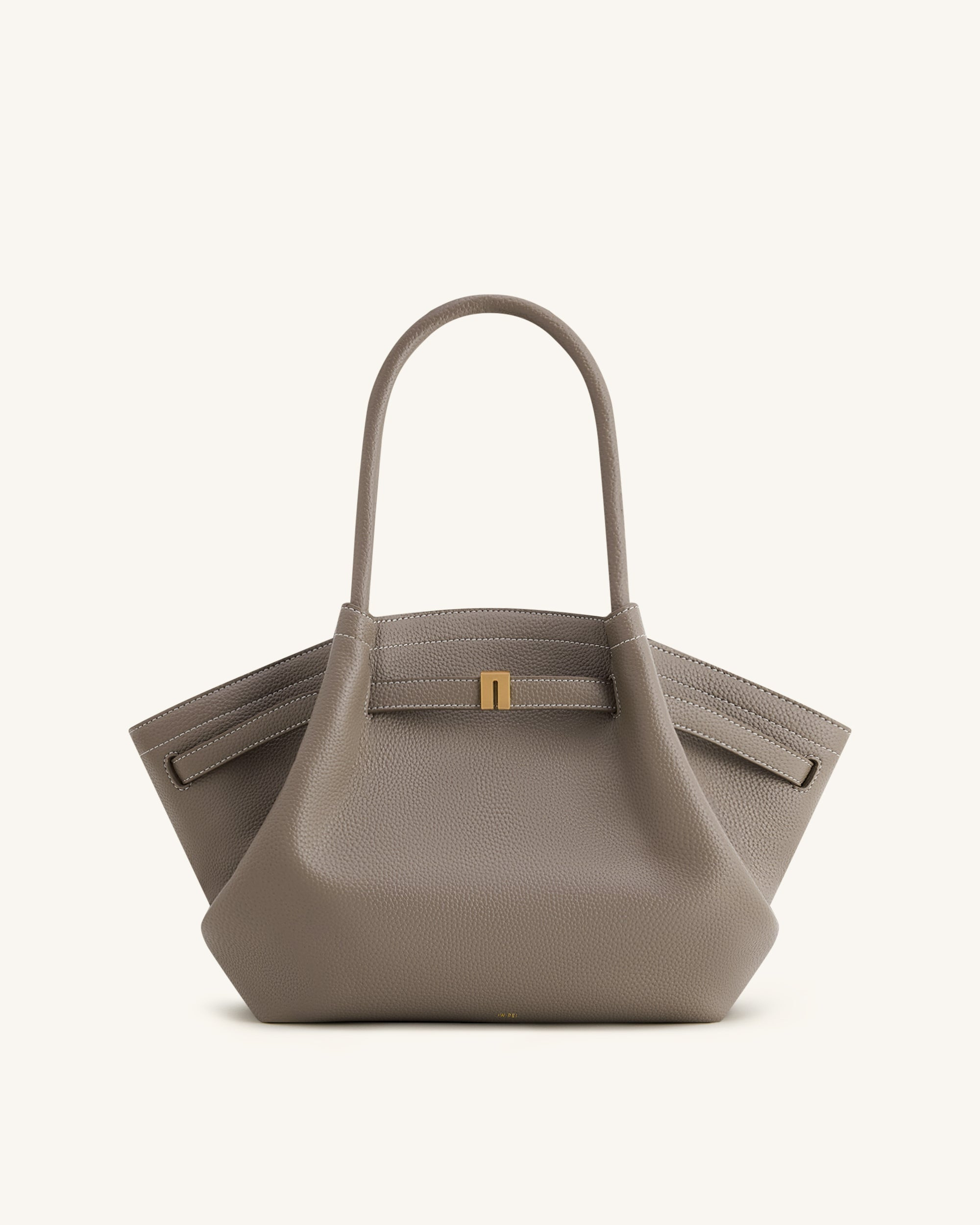 Hana Medium Tote Bag Taupe - JW PEI