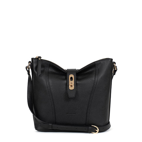 Shoulder Bag Black - HEXAGONA