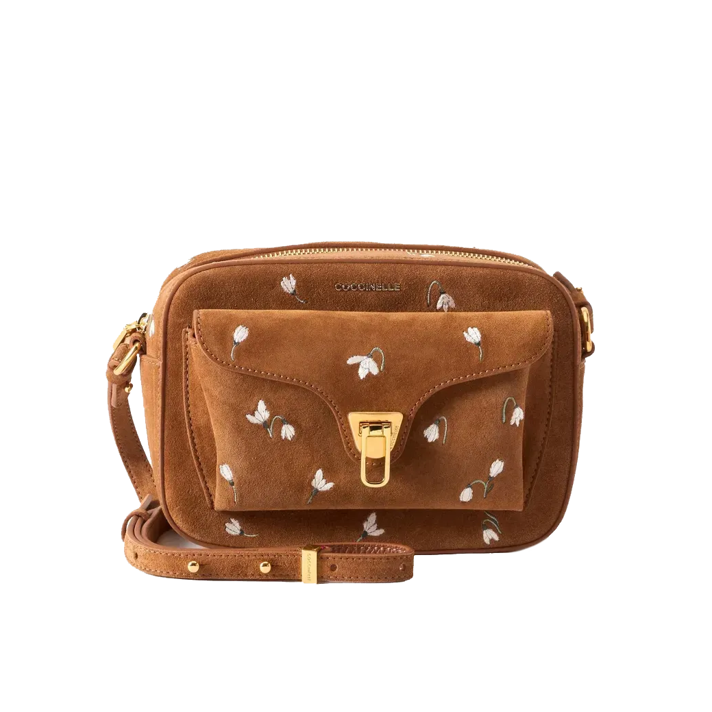 Crossbody Beat Snowd.Emb Cognac - COCCINELLE