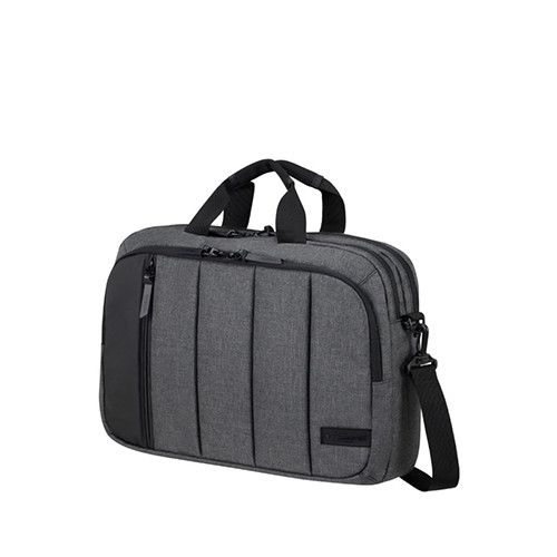American tourister black and grey laptop bag top