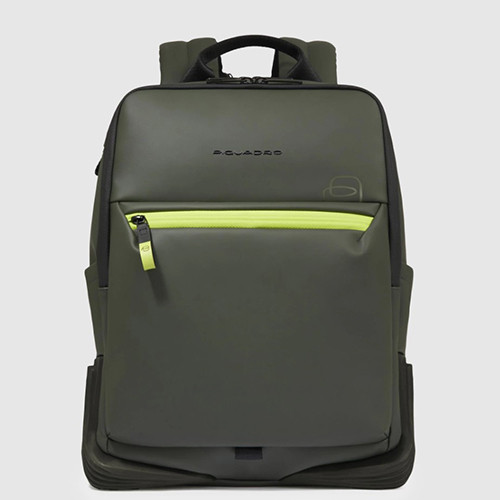 Backpack 14" Green - PIQUADRO