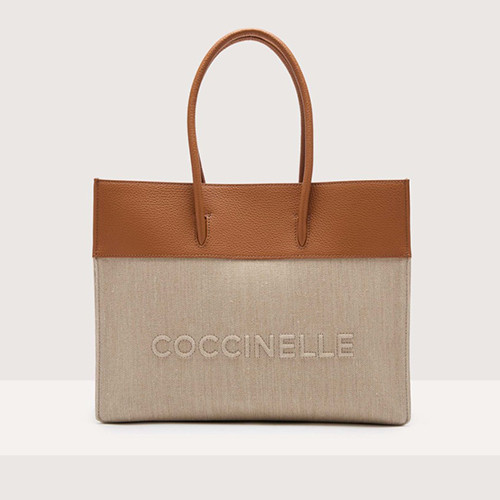 Myrtha Top Handle Natural/Cuir - Coccinelle