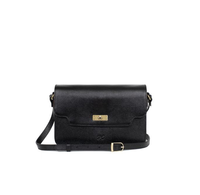 Shoulder Bag Black - HEXAGONA