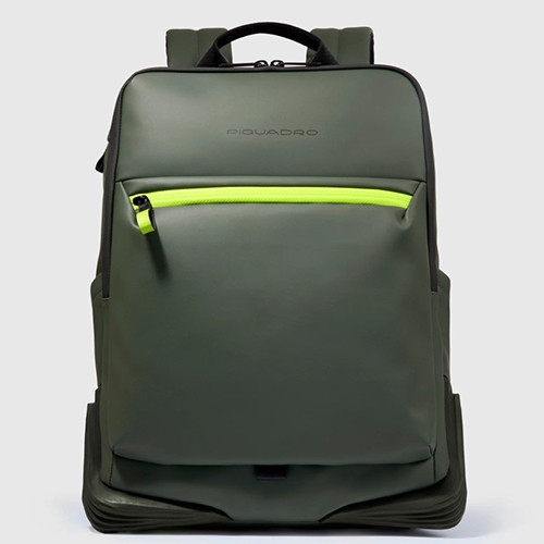 Backpack 14" Green - PIQUADRO