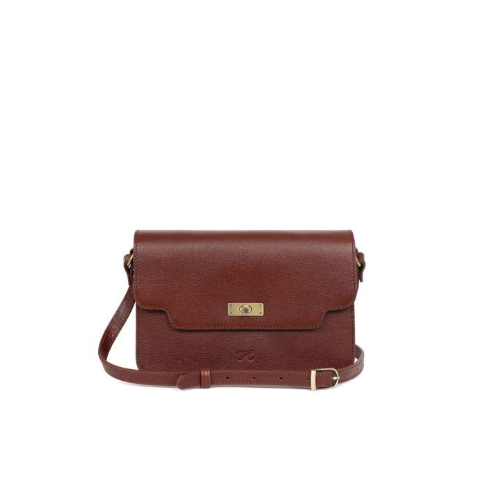 Shoulder Bag Brown - HEXAGONA
