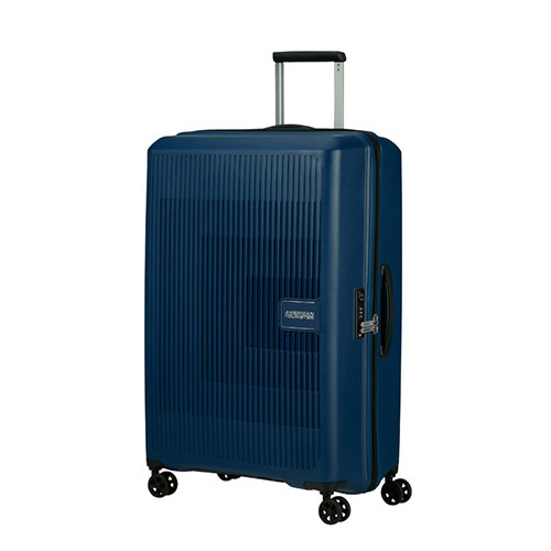 Spinner 77cm Expandable Navy Blue - AMERICAN TOURISTER