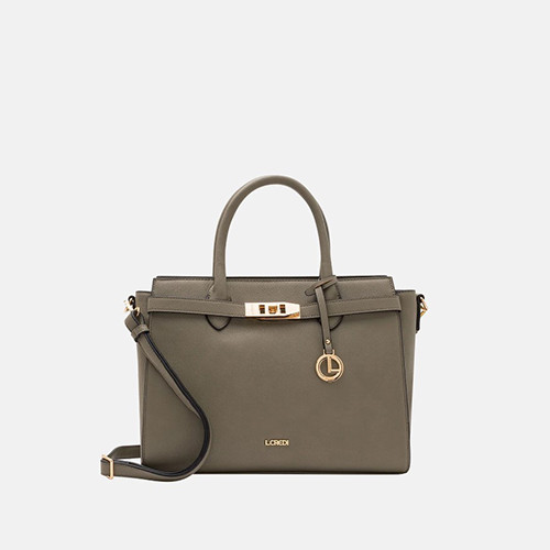 Top Handle Khaki - L.Credi