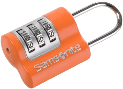 Triple 3 Combination Lock Orange - SAMSONITE 