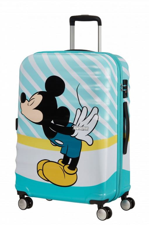Spinner 67cm Mickey Blue Kiss - AMERICAN TOURISTER