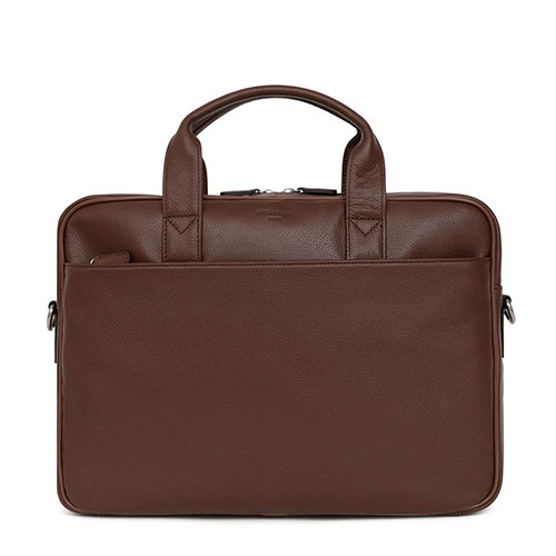 Briefcase 15" Chocolate - HEXAGONA