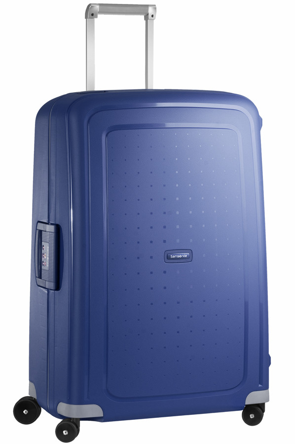 Navy blue samsonite luggage discount