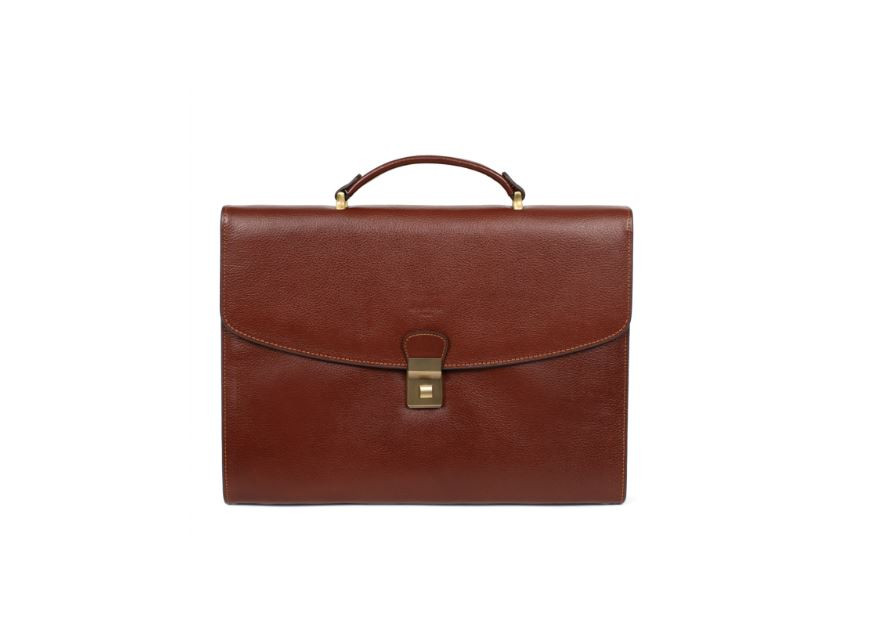 Briefcase Brown - HEXAGONA