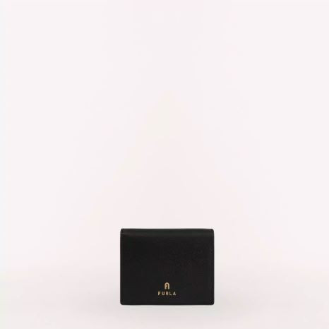 Camelia S Compact Wallet Nero - FURLA