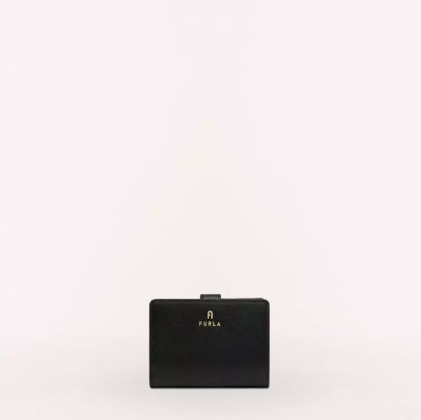 Camelia S Compact Wallet Nero - FURLA