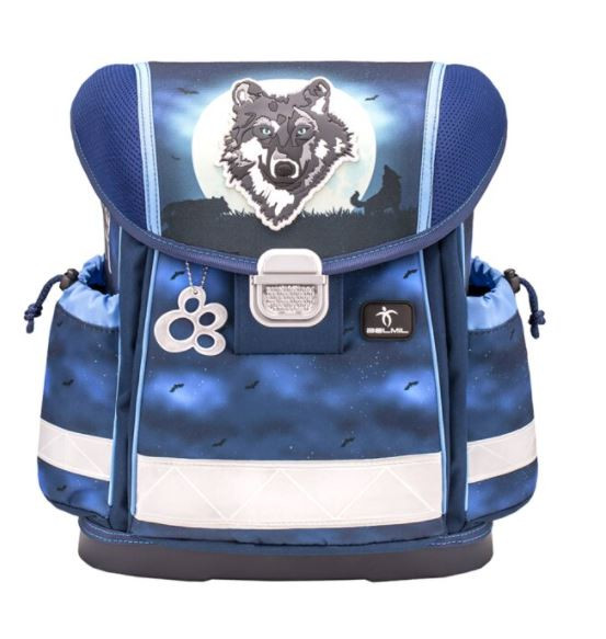 SacVoyage School Backpack Wolf Moon BELMIL