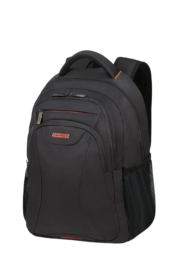Laptop Backpack 39.6cm/15.6″ Black/Orange - AMERICAN TOURISTER