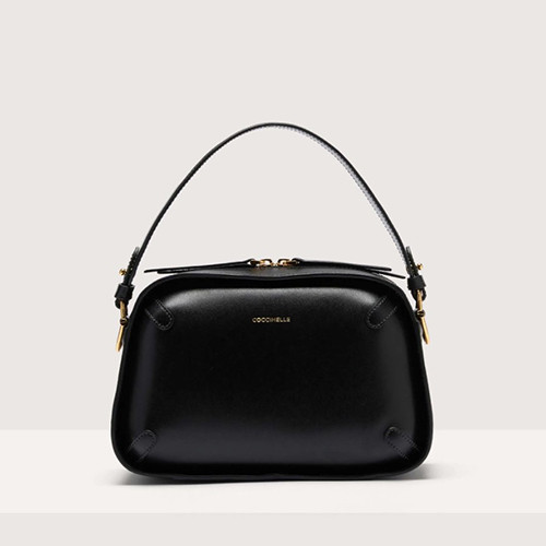 Maleta Calf Top Handle S Noir - Coccinelle