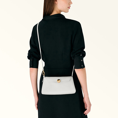 Sfera Soft Mini Shoulder Bag Marshmallow - FURLA