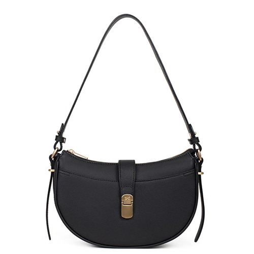 Shoulder Bag Black - HEXAGONA