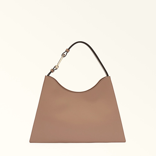 Nuvola Hobo Bag Greige - FURLA