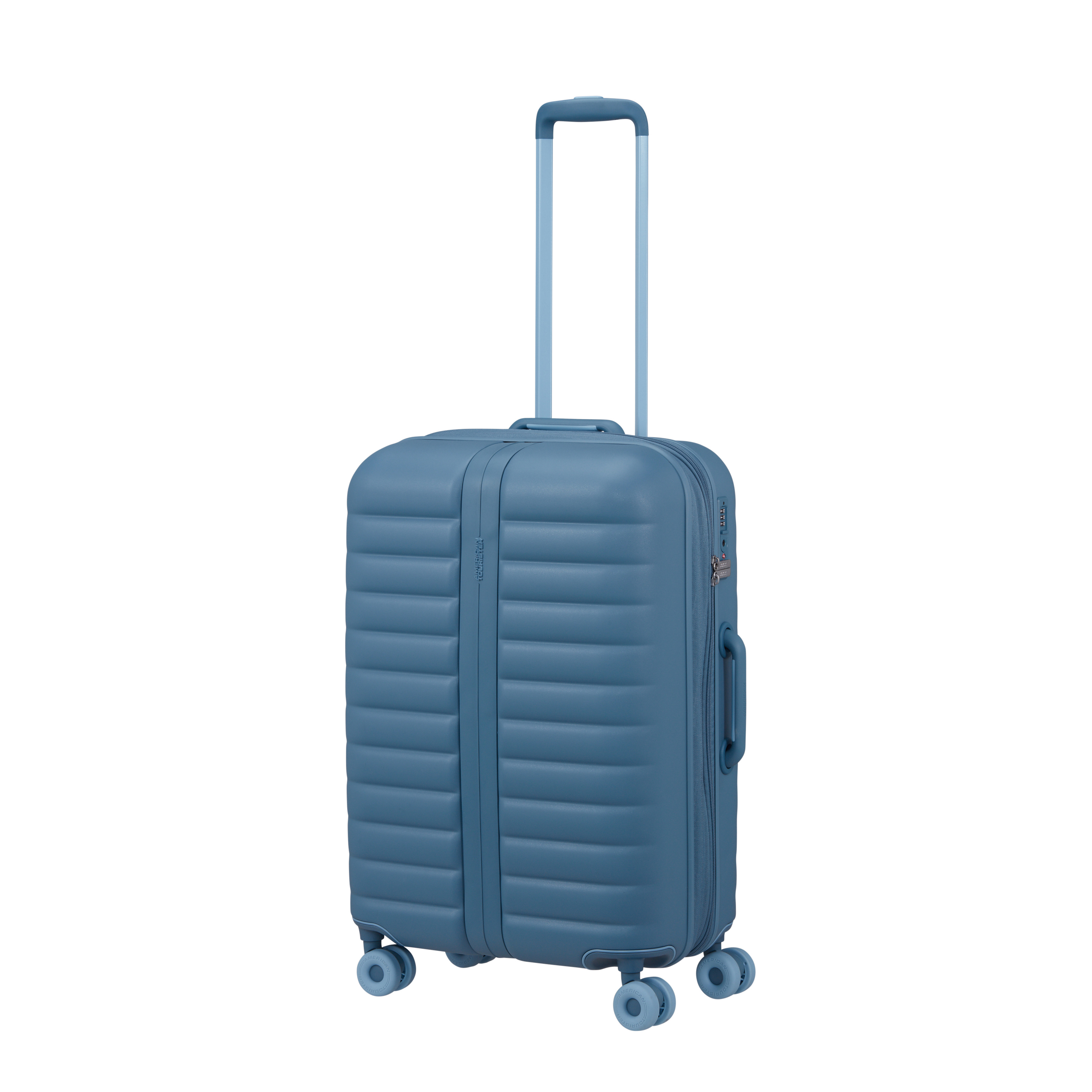 Spinner 67cm Exp. Zip Steel Blue - AMERICAN TOURISTER