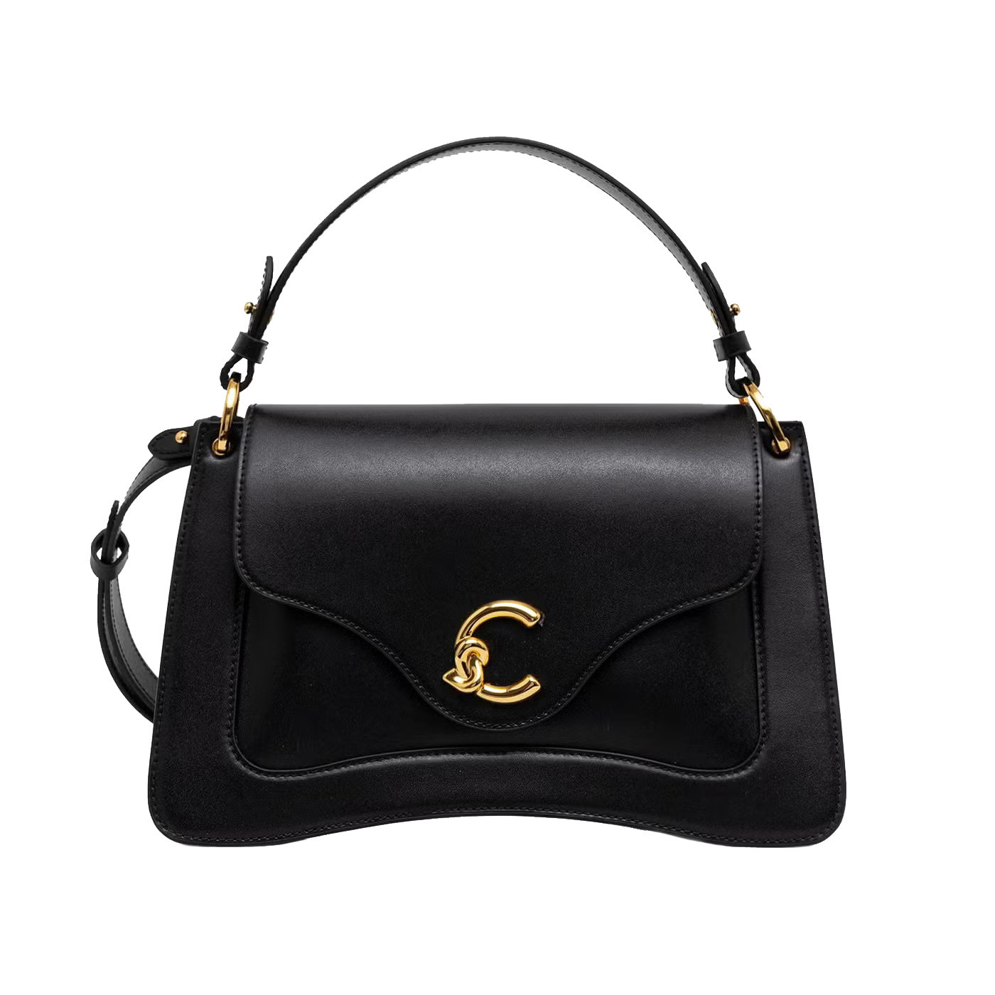 Top Handle C-Me Calf Noir - COCCINELLE