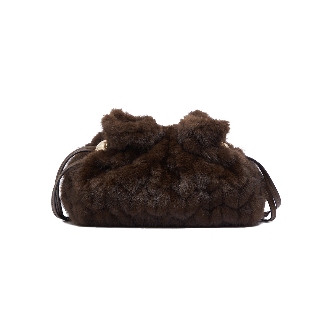 Pochette Riccy S Faux Fur Deep Brown - Liu Jo
