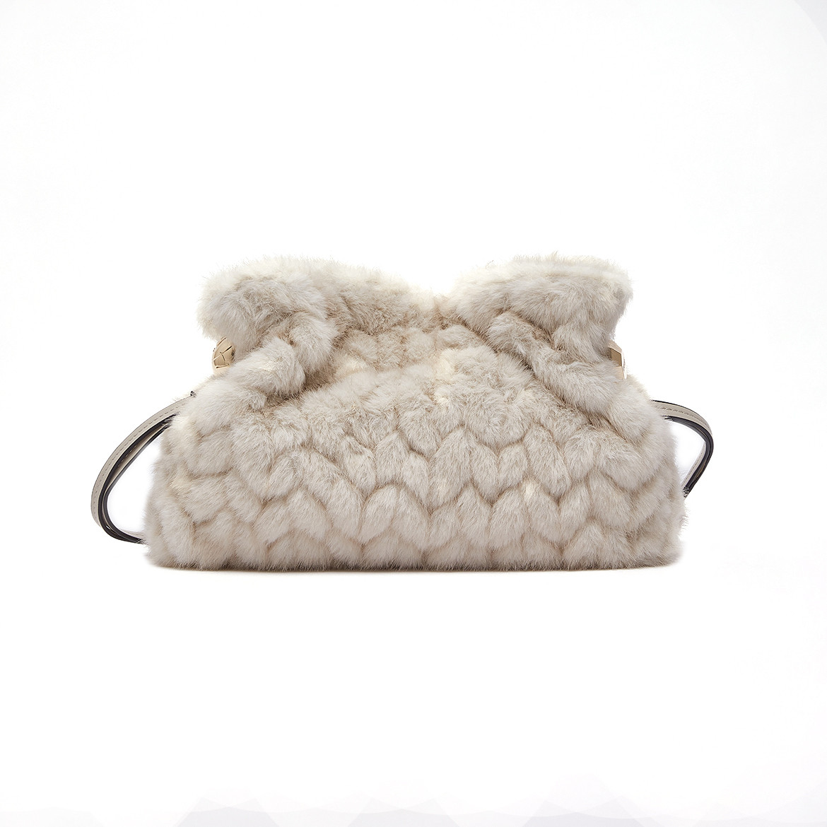 Pochette Riccy S Faux Fur Cream - Liu Jo