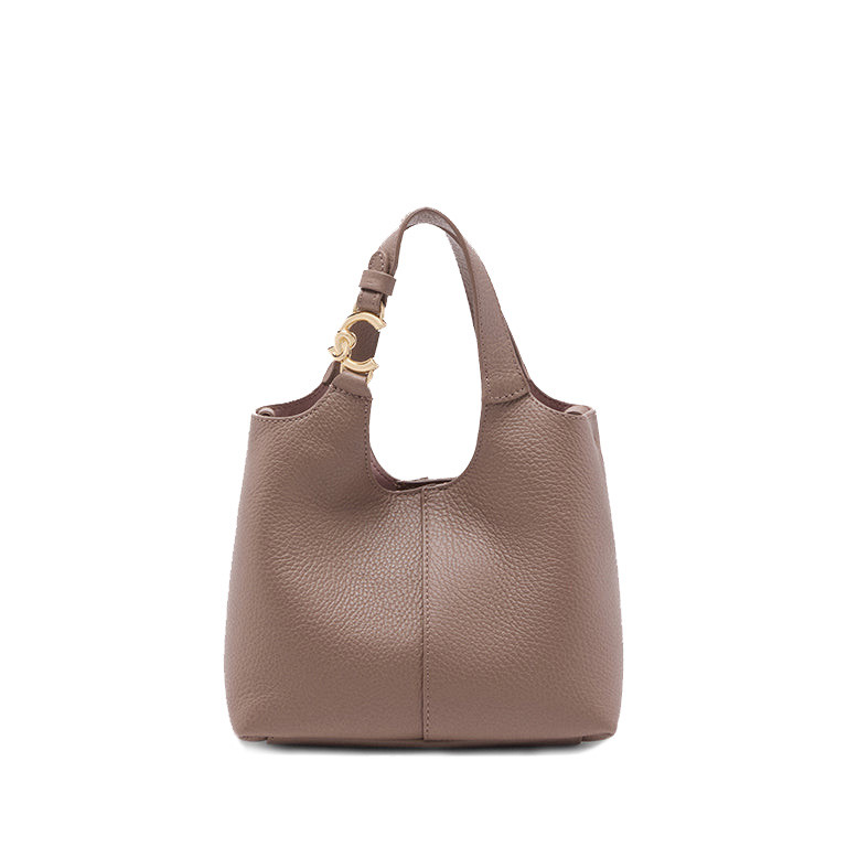 C-Easy Top Handle S Warm Taupe - Coccinelle