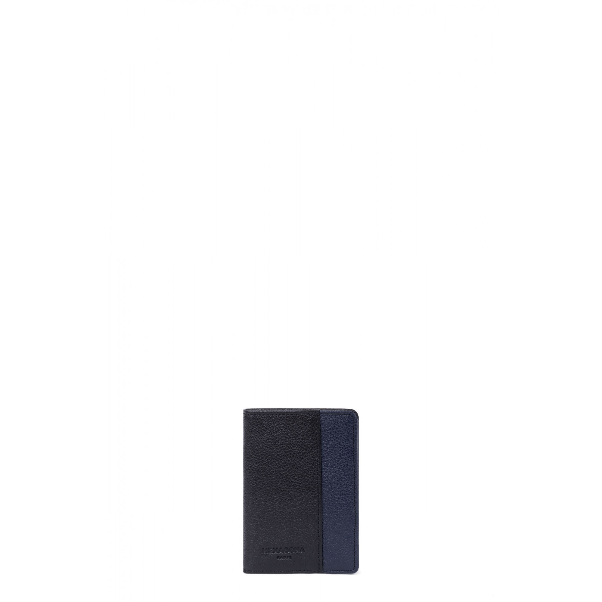 Card Holder Black / Navy - HEXAGONA