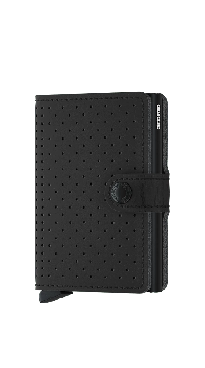 Miniwallet Perforated Black - Secrid