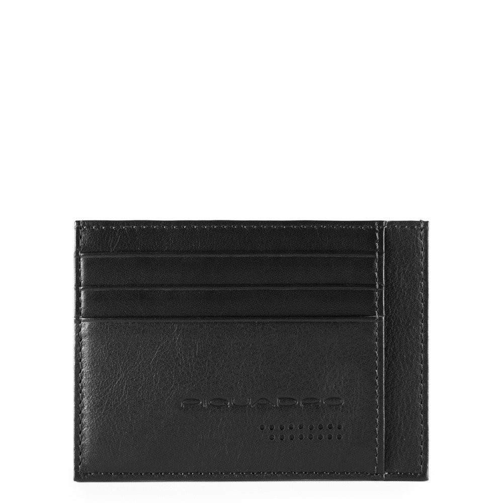 Credit Card Pouch Black - PIQUADRO