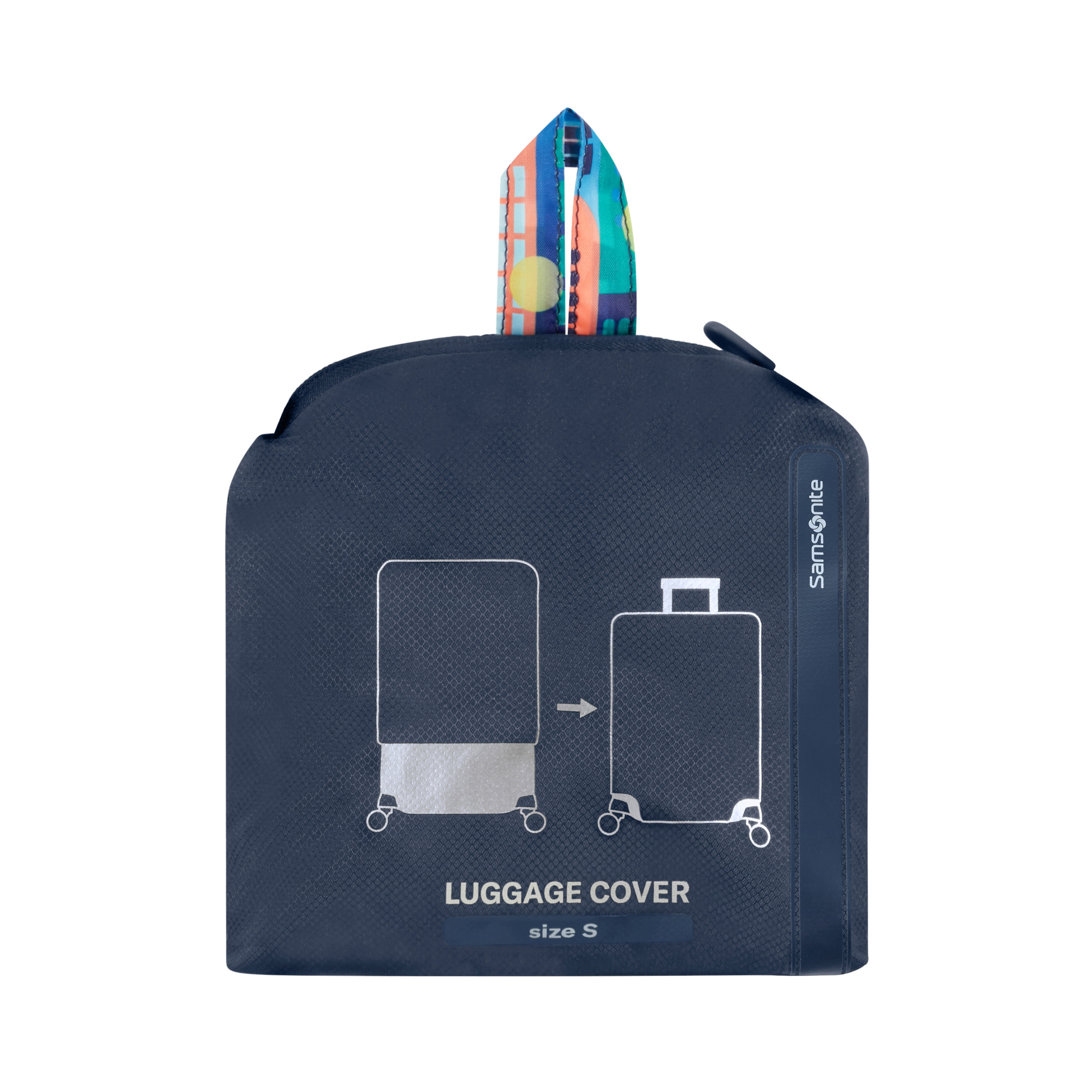 Foldable Luggage Cover S City Print - SAMSONITE 
