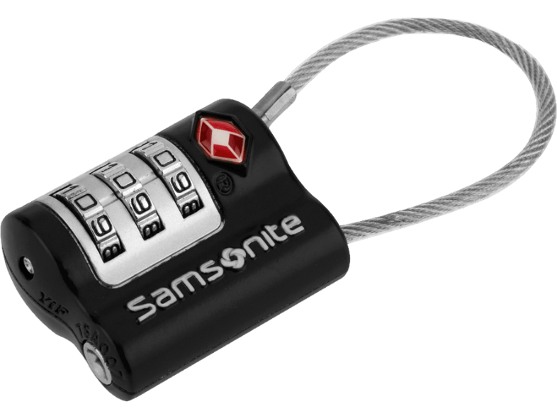 Samsonite 3 dial combination cable lock hotsell