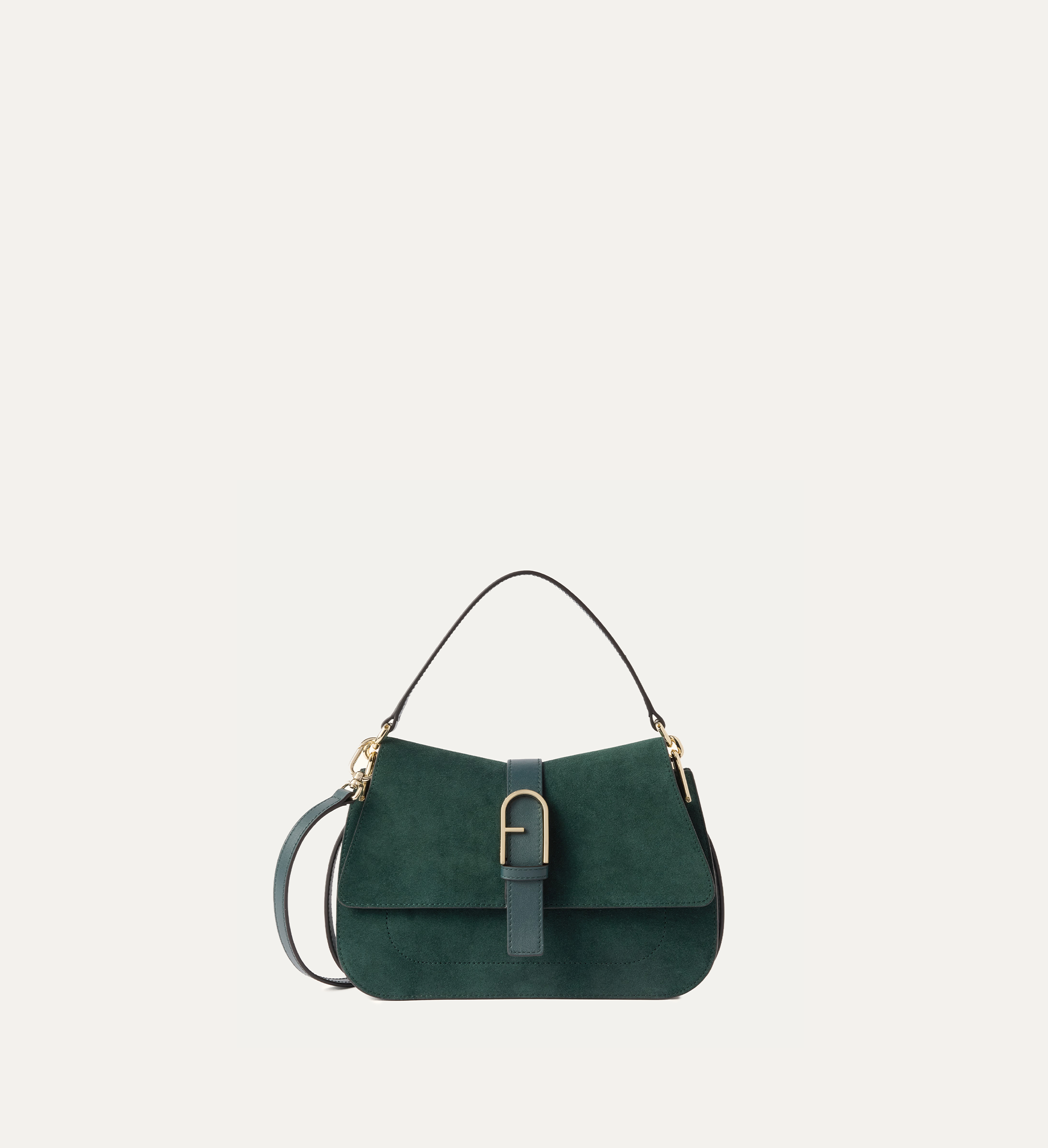 Top Handle M Flow Toni Dark Forest - FURLA