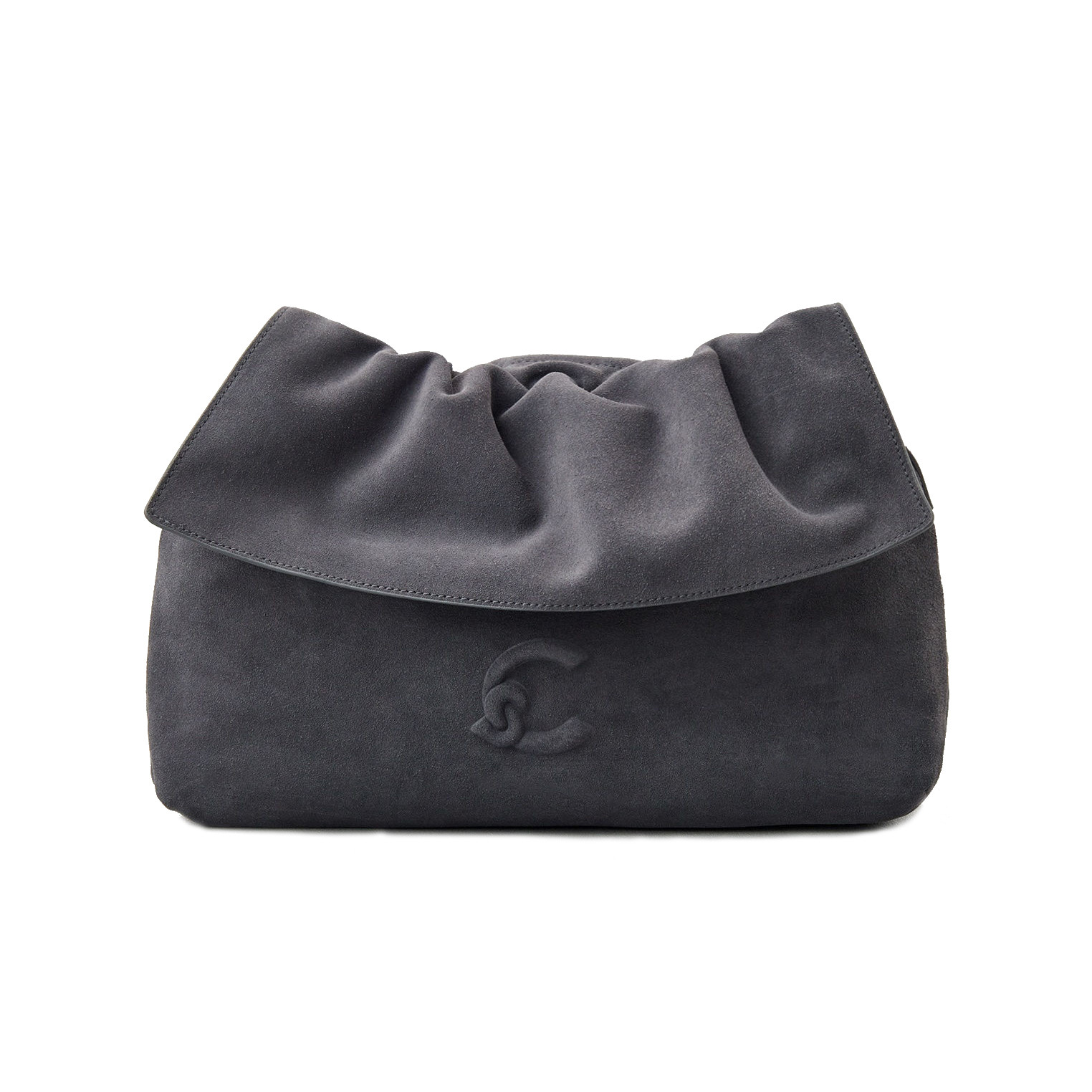 Shoudler Lidia Suede Grey - COCCINELLE