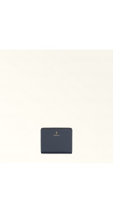 Camelia S Compact Wallet Denim - FURLA