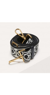 Shoulder Strap Black/White - COCCINELLE