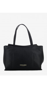 Large Tote Blackly - ERMANNO FIRENZE-Black