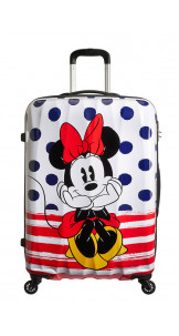 Spinner 75cm Minnie Blue Dots - AMERICAN TOURISTER
