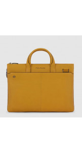 Briefcase 15.6" Yellow - PIQUADRO