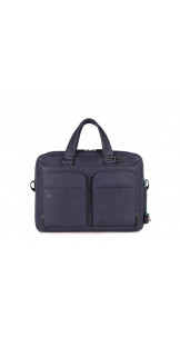 Briefcase 15" Light Blue - PIQUADRO