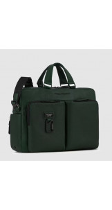 Briefcase 15.6" Green - PIQUADRO
