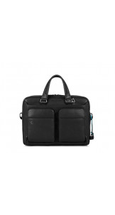 Briefcase 15" Nero - PIQUADRO