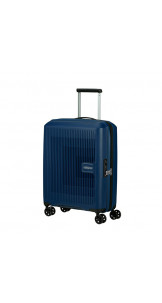 Spinner 55cm Expandable Navy Blue - AMERICAN TOURISTER